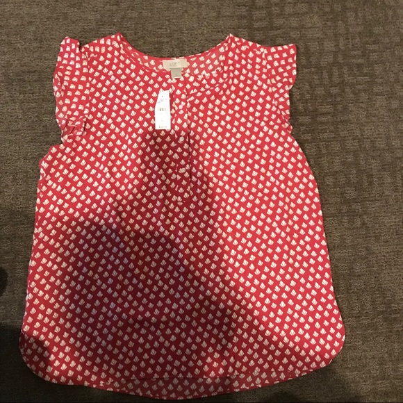 Loft Coral Top - Picture 1 of 3